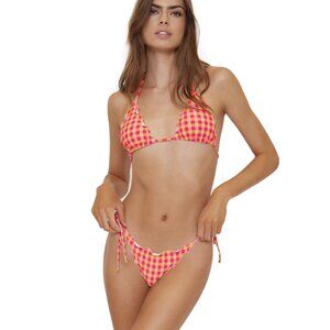 NEW PQ Swim Lettuce Edge Tie Full Bottom, S, M, L